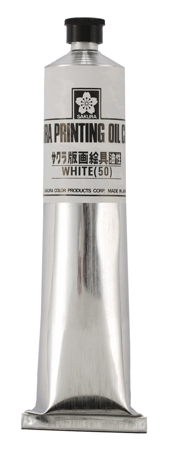 Amazon.co.jp: サクラクレパス 版画絵具油性 100ml OH100ML#50 白 : ホビー